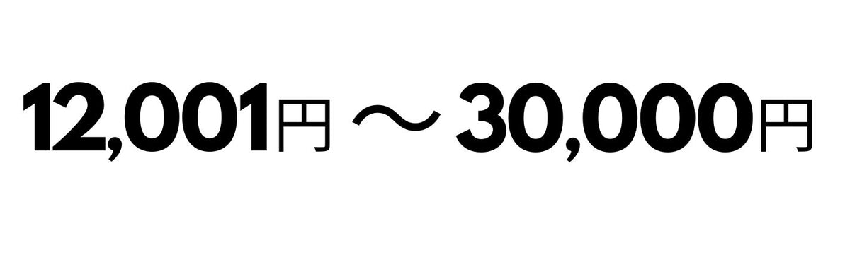 12,001円-30,000円