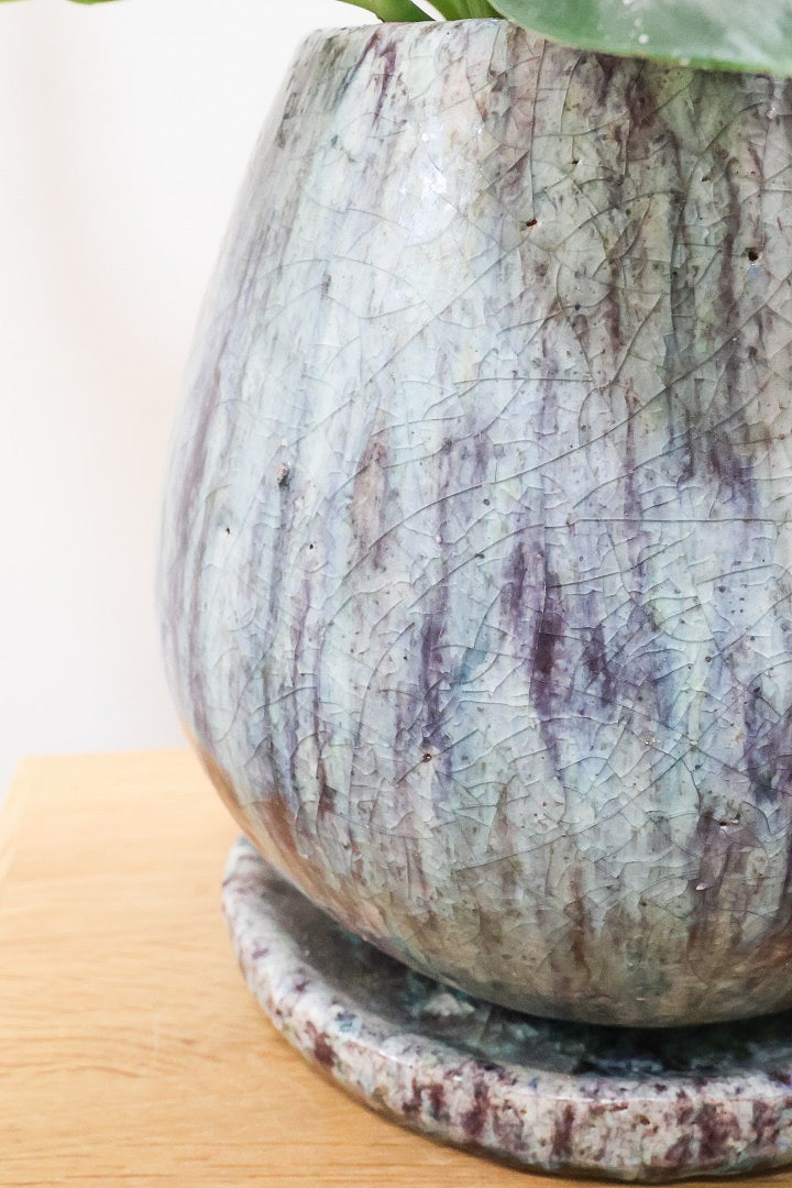 【スキンダプサス ムーンライト】しっとりとした葉の質感。葉の模様が個性的で美しい観葉植物です！